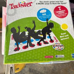 Twister Game Mat And Spinner.