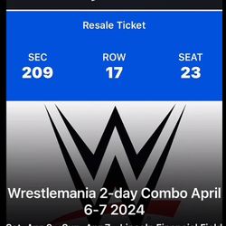 Wrestlemania 40 Near Floor Tickets