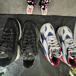 Air Nikes Green & Black  Size 10 $95 (( Pumas Red, White,  & Blue Size 9.5 $85.. Both Pairs For $165.00!!