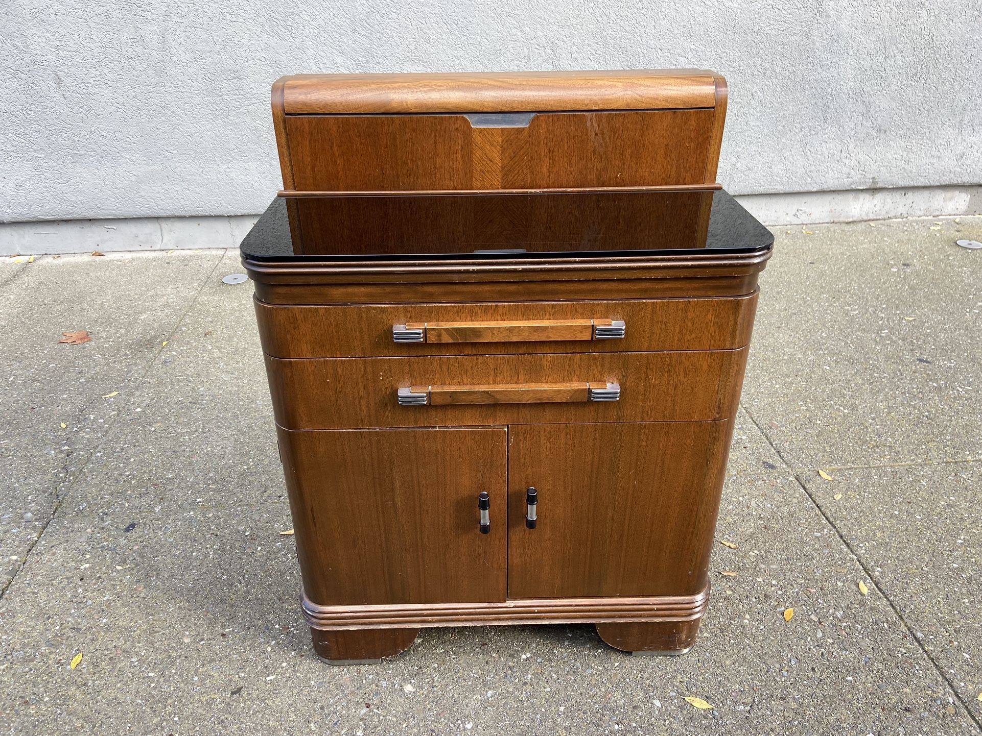 Antique Hamilton Art Deco Medical Dental Cabinet