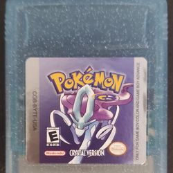 Pokemon Crystal GBC Video Game Cartridge Gameboy Color
