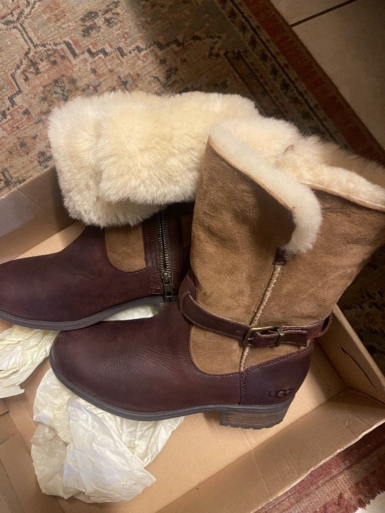 Uggs Woman's Perneille Boots Size 9  Two Pairs