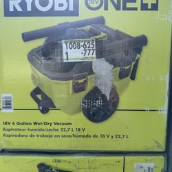 RYOBI ONE+ 18V Cordless 6 Gal. Wet Dry Vacuum (Tool Only)