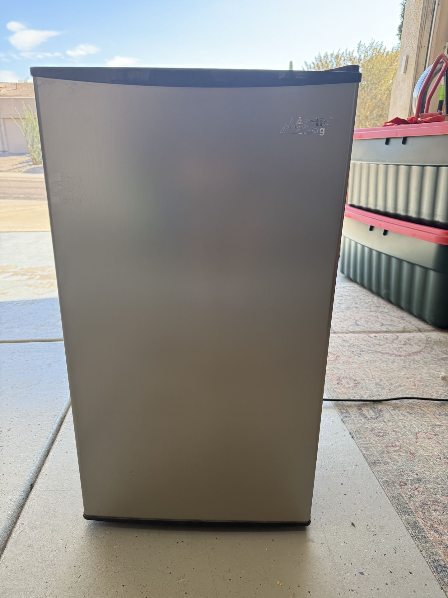 Arctic King 3.3 Cu ft Single Door Mini Fridge, Stainless Steel