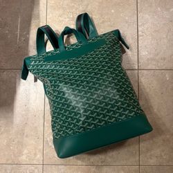 Goyard Green Bookbag