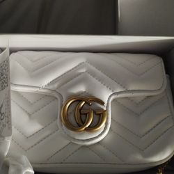 Small White Crossbody w/ papers$100