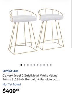 Gold barstools 