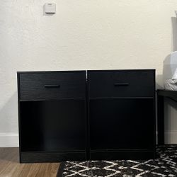 Tandem Bedside Table Nightstand Set 