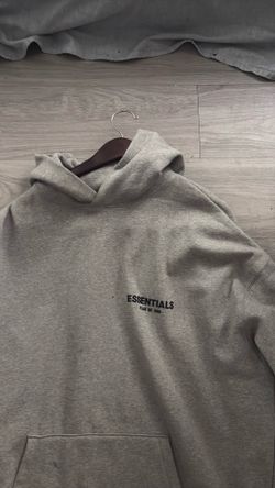Essentials hoodie grey tried on once to big