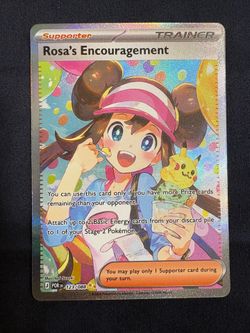 Rosa's Encouragement 123/088 SIR - Perfect Order - MINT Pokemon TCG Card