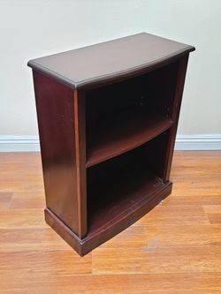 a wooden bookcase