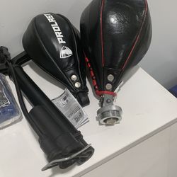 Speed bags and backboard