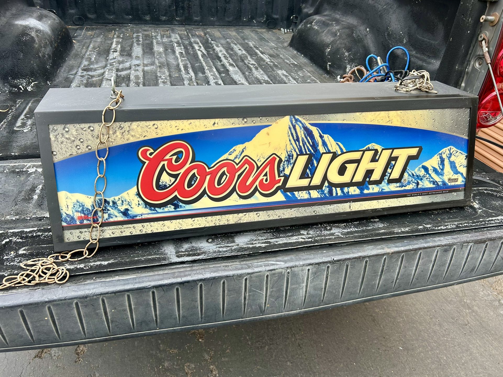 Coors Light Pool Table Light