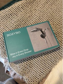 Brand New BOZYBO Rain Shower Head + Handheld Spray Combo 🚿 (Unopened Box)