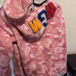 Pink Bape Hoodie 