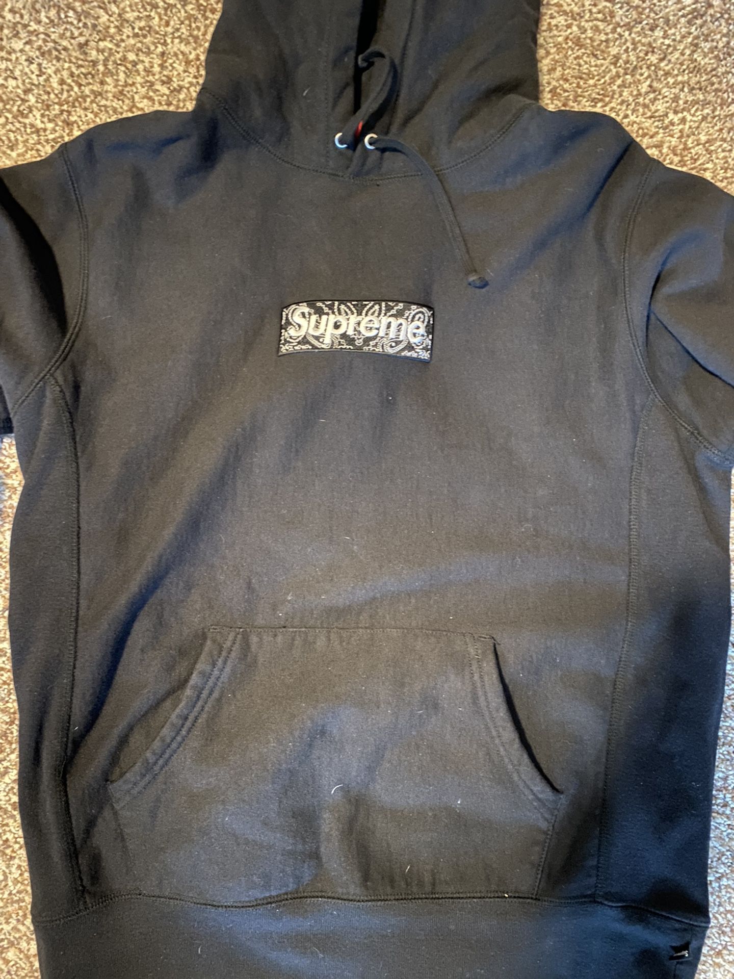 Supreme Bandana Box Logo Hoodie (Large)