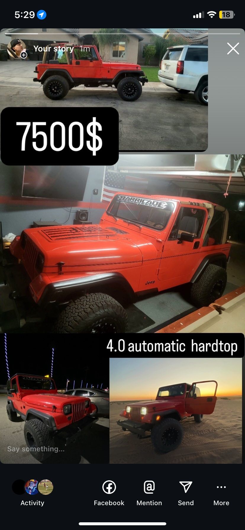 JEEP FOR SALE.
