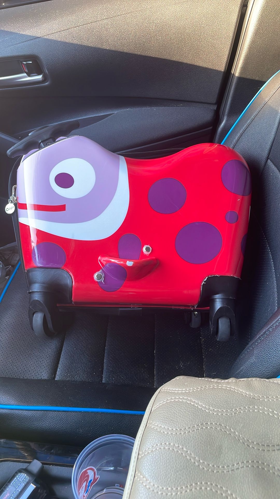 Maleta Ride-On Trolley Ladybug Oops suitcase