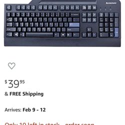 Lenovo Keyboard KB1021