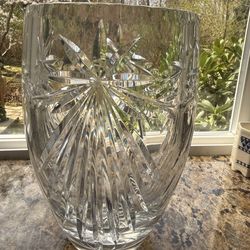 Beautiful antique lead crystal vase