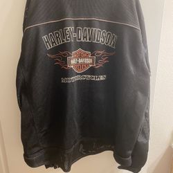 Harley Davidson Riding Jacket And Button Up Shirt