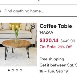 Brand New Coffee Table (boxed)