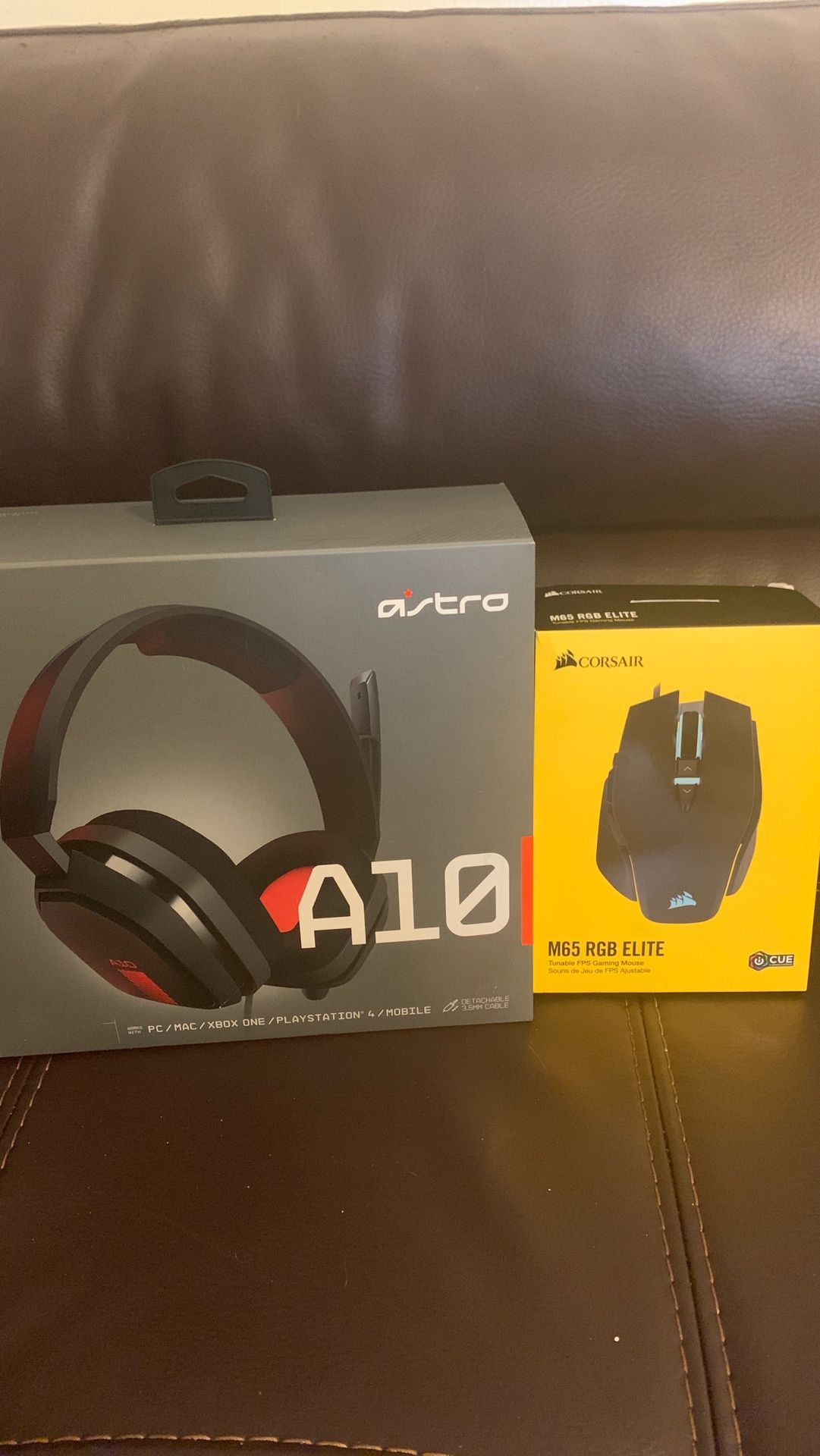 Astro A10 Headset+ Corsair M65 RBG Elite Tunable FPS Gaming mouse