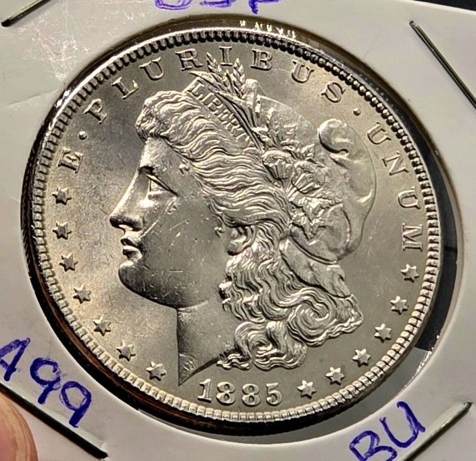 1885-P Morgan Silver Dollar BU
