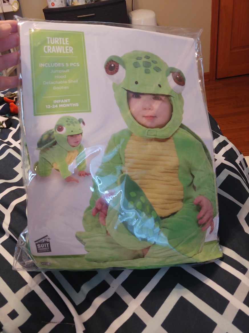 Turtle Crawler costume 12-24 Months