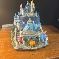 Disney Cinderellas Caste Snow Globe