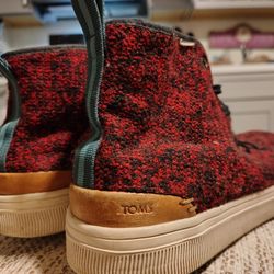 Toms High Tops Sz 9.5