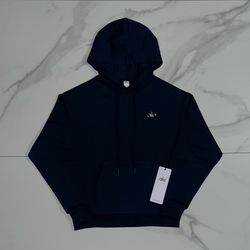 Alo Yoga Accolade Pullover Hoodie Navy Blue Sweatshirt XS