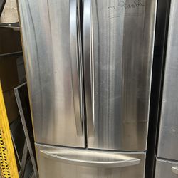 refrigerator 33 inches lg stainless 
