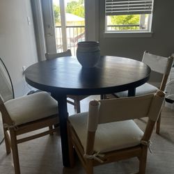 Round Dining Table (Chairs Have Sold)