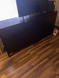 Black dresser Black dresser