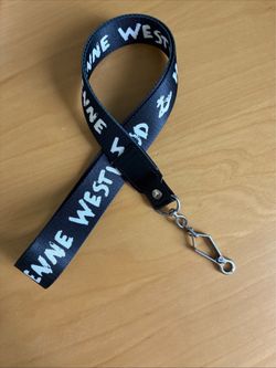 Vivienne Westwood Black Fabric Lanyard Hawaii Exclusive Limited Edition