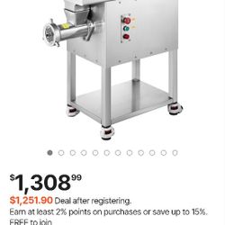 VEVOR Meat Grinder, 22 Lbs/Min Capacity Electric Meat Grinders w/ Blade