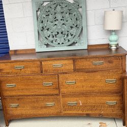  Solid Wood Dresser Set – Mid-Century Style (3-Piece Set)