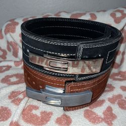 Set of 2 Weight Lifting Belts 