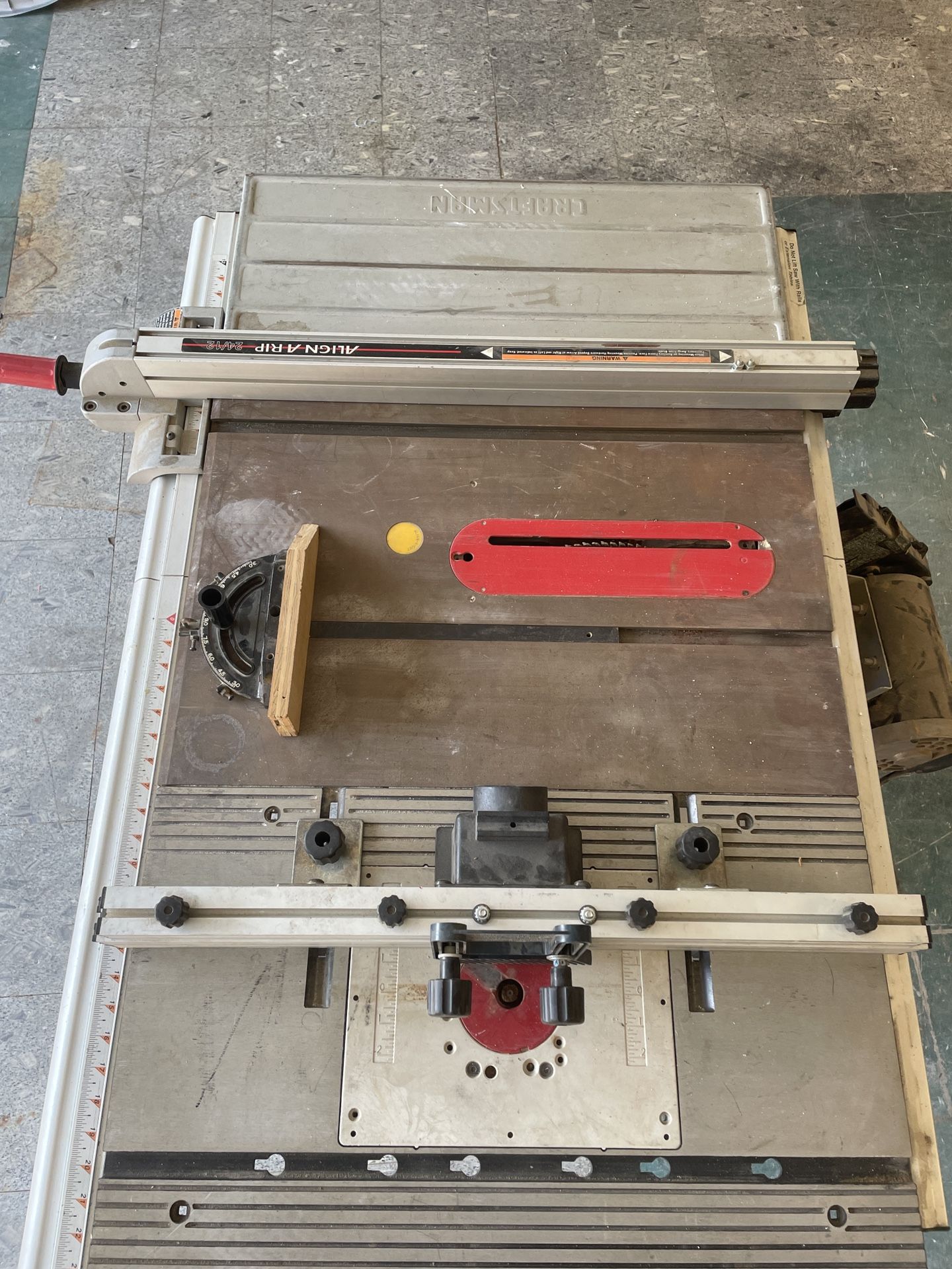 Craftsman, Tablesaw, And Bosch Router And Table for Sale in Upland, CA OfferUp