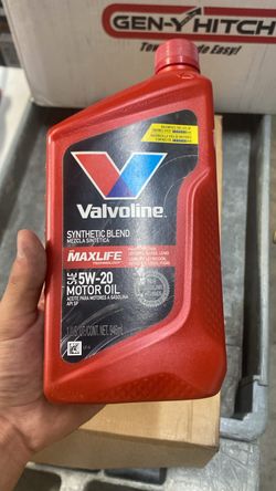 Valvoline Synthetic Blend MaxLife Motor Oil 5W-20 6 Quarts