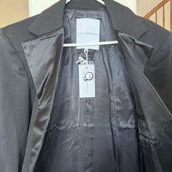 Long black jacket NEW WITH TAGS