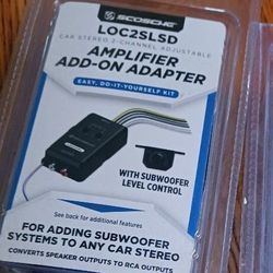 Scosche Car Stereo 2-Channel Adjustable Amplifier Add-On Adapter. 1 Available 