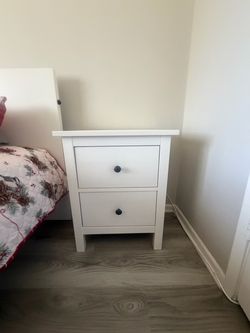 Bed frame nightstand dresser