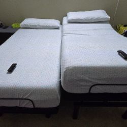 2 Twin XL size tempur pedic beds