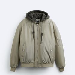 COMBINATION BOMBER JACKET