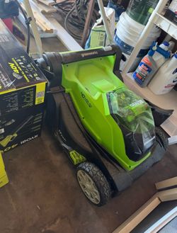 Lawn mower green works ( greenworks )