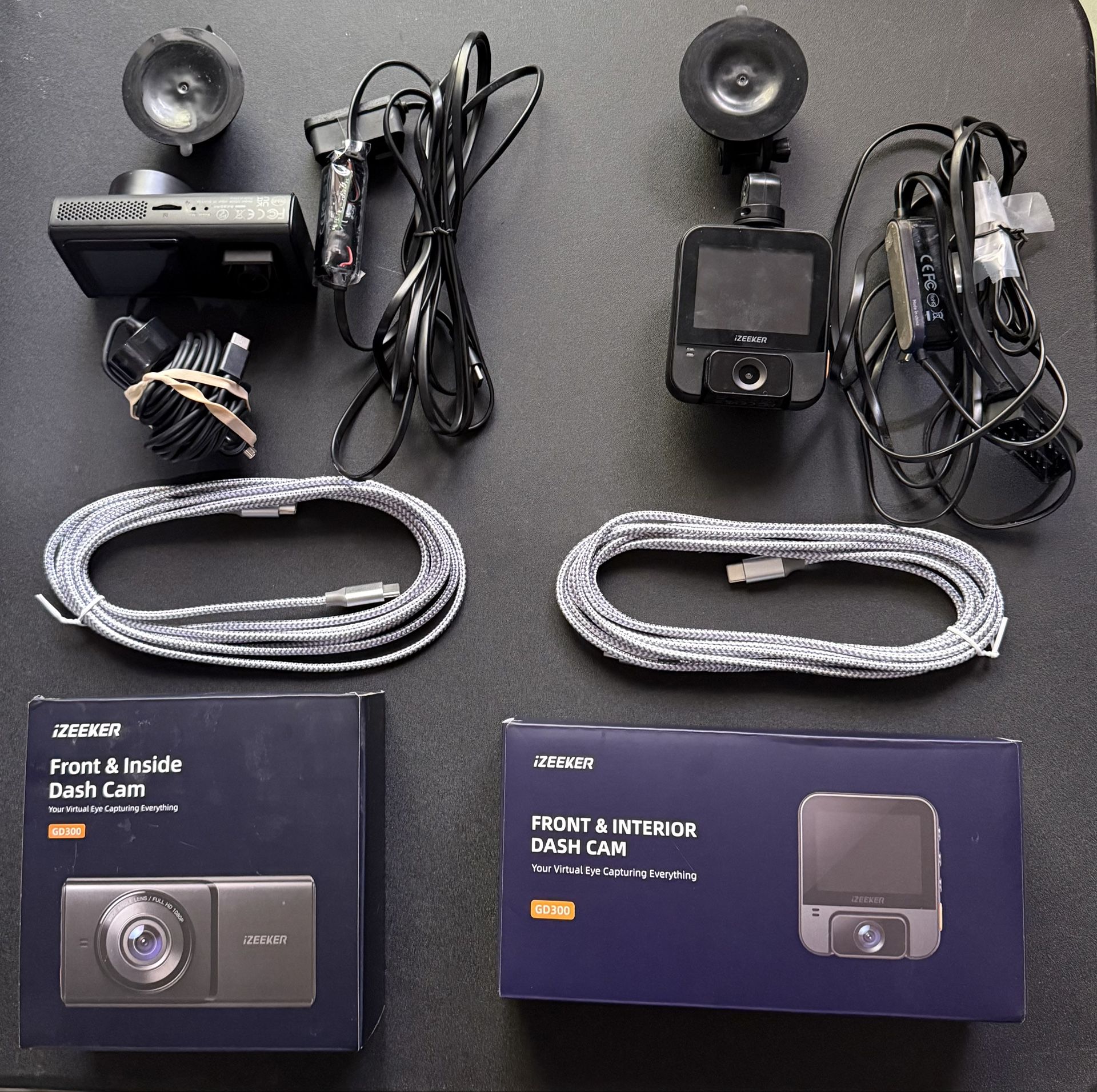 2-iZEEKER Front+inside Dashcams/Accessories