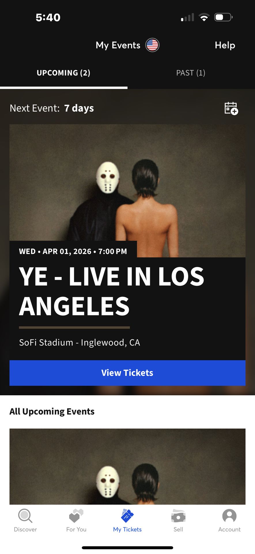 Retail Kanye West Tickets April 1st Show 3x