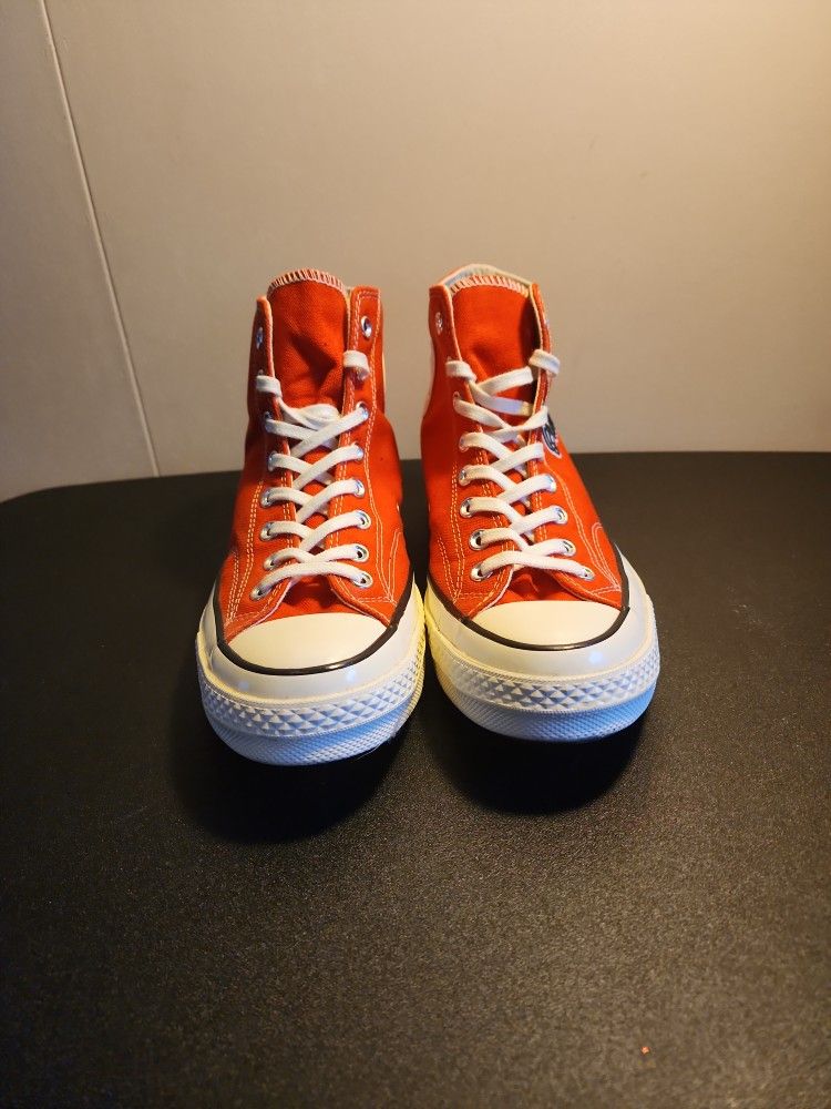 Red Custom Converse High Tops